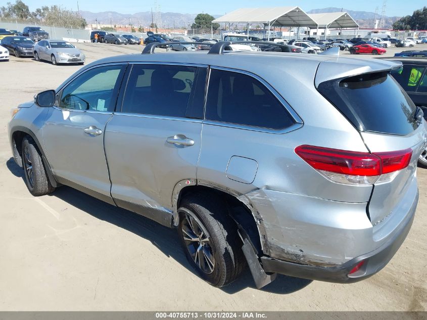 2019 Toyota Highlander Le Plus VIN: 5TDZZRFHXKS300675 Lot: 40755713