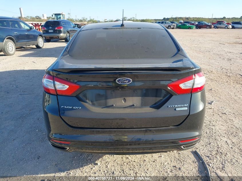 2014 Ford Fusion Titanium VIN: 3FA6P0K95ER179991 Lot: 40755731