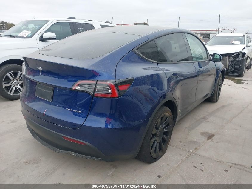 VIN 7SAYGAEE7RF102521 2024 Tesla Model Y, Long Rang... no.4