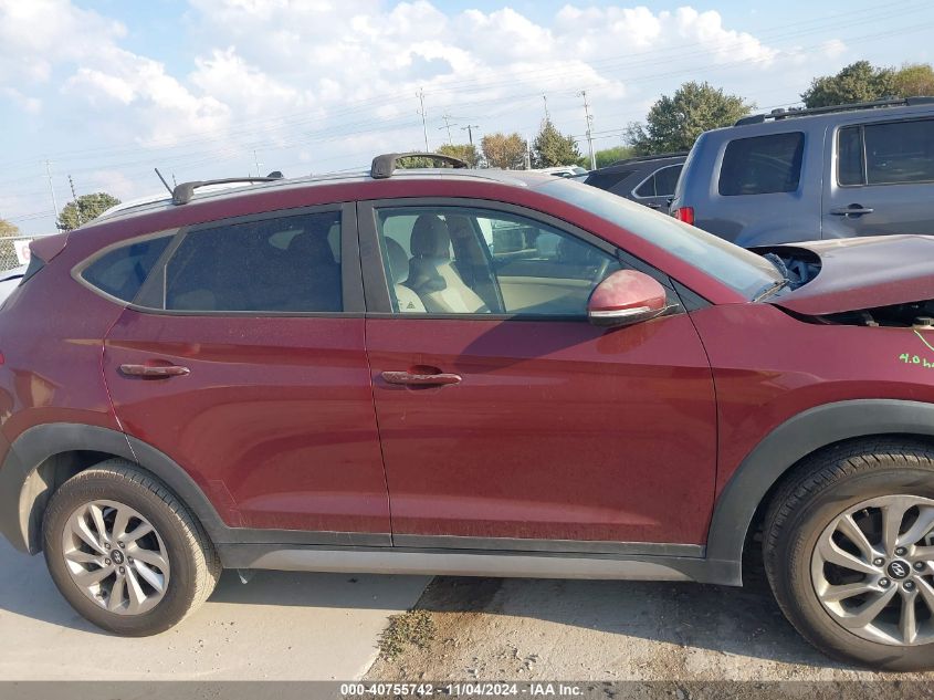 2017 Hyundai Tucson Eco VIN: KM8J33A24HU341494 Lot: 40755742