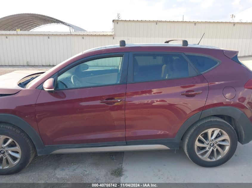 2017 Hyundai Tucson Eco VIN: KM8J33A24HU341494 Lot: 40755742