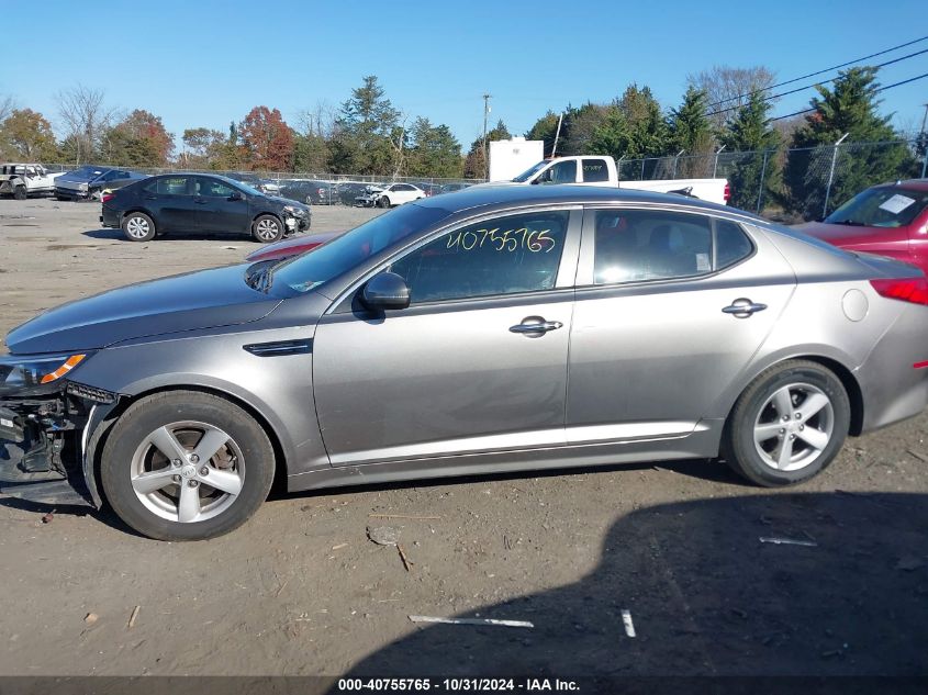 2015 Kia Optima Lx VIN: 5XXGM4A71FG413817 Lot: 40755765