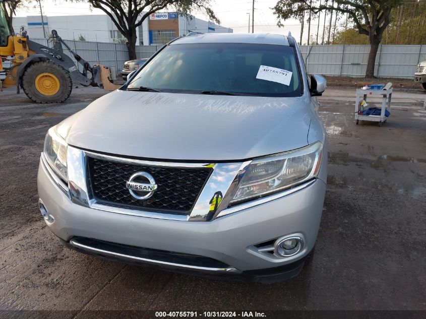 2014 Nissan Pathfinder Sl VIN: 5N1AR2MNXEC731922 Lot: 40755791