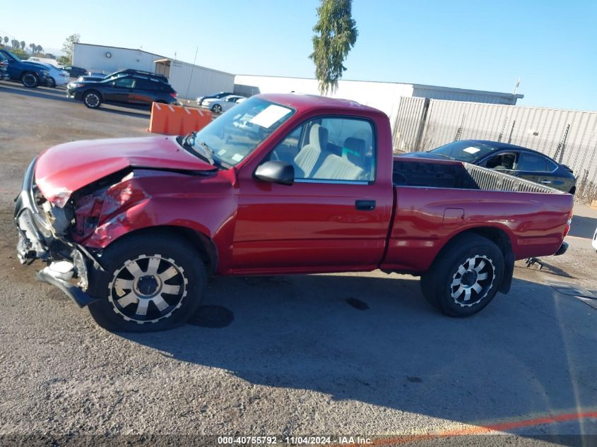 2001 Toyota Tacoma VIN: 5TENL42N71Z720961 Lot: 40755792