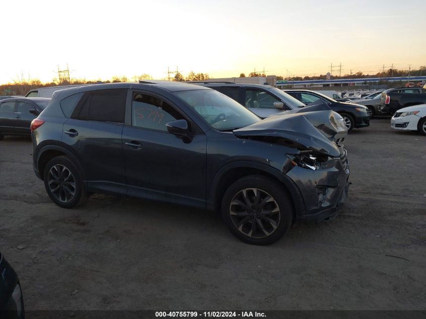 2016 Mazda Cx-5 Grand Touring VIN: JM3KE4DY8G0918453 Lot: 40755799