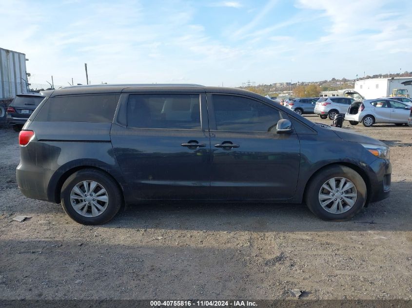 2016 Kia Sedona Lx VIN: KNDMB5C12G6089705 Lot: 40755816