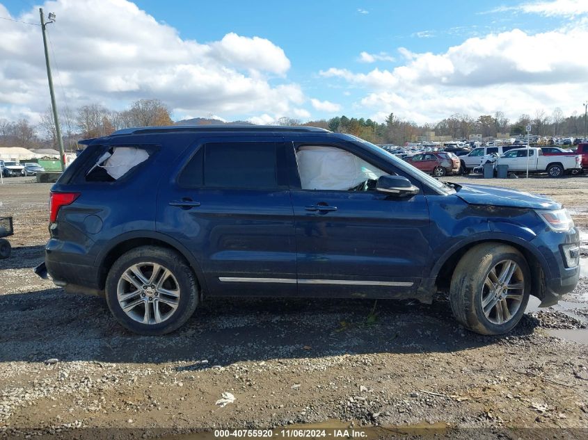 2017 Ford Explorer Xlt VIN: 1FM5K8D84HGB51677 Lot: 40755920