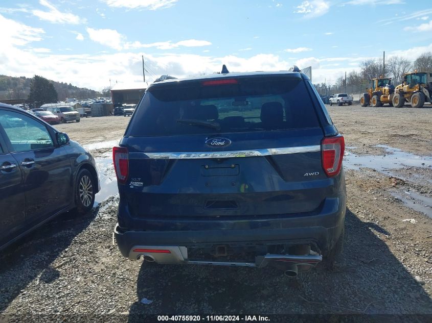 2017 Ford Explorer Xlt VIN: 1FM5K8D84HGB51677 Lot: 40755920