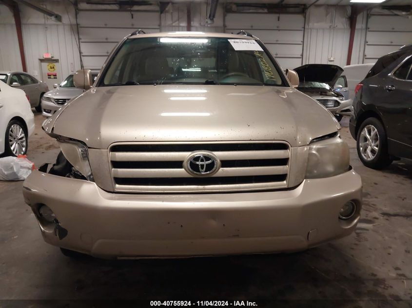 2007 Toyota Highlander VIN: JTEGD21A170170802 Lot: 40755924