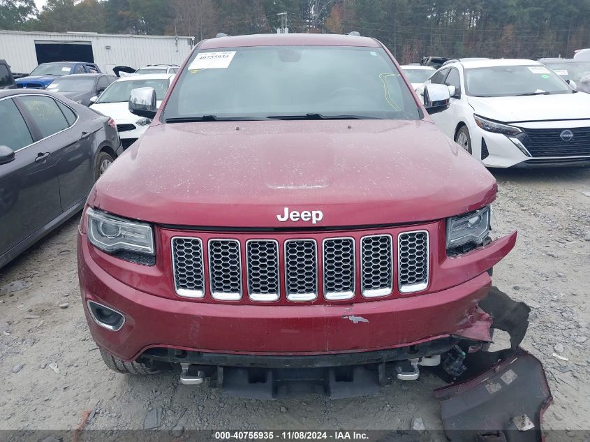 2014 Jeep Grand Cherokee Overland VIN: 1C4RJFCT3EC324403 Lot: 40755935