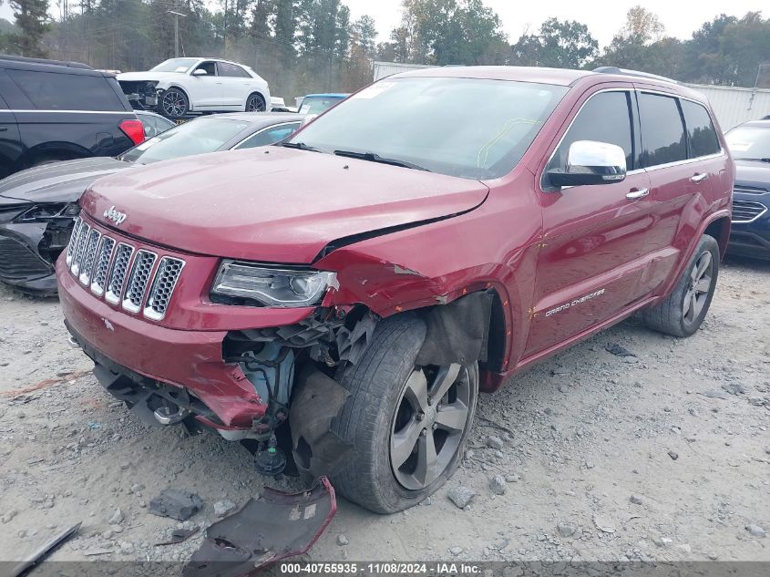 2014 Jeep Grand Cherokee Overland VIN: 1C4RJFCT3EC324403 Lot: 40755935