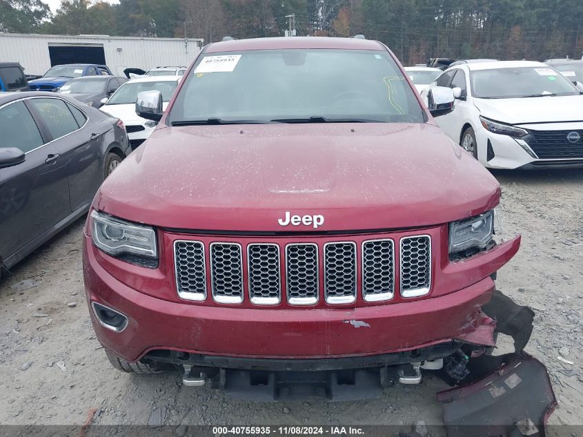 2014 Jeep Grand Cherokee Overland VIN: 1C4RJFCT3EC324403 Lot: 40755935