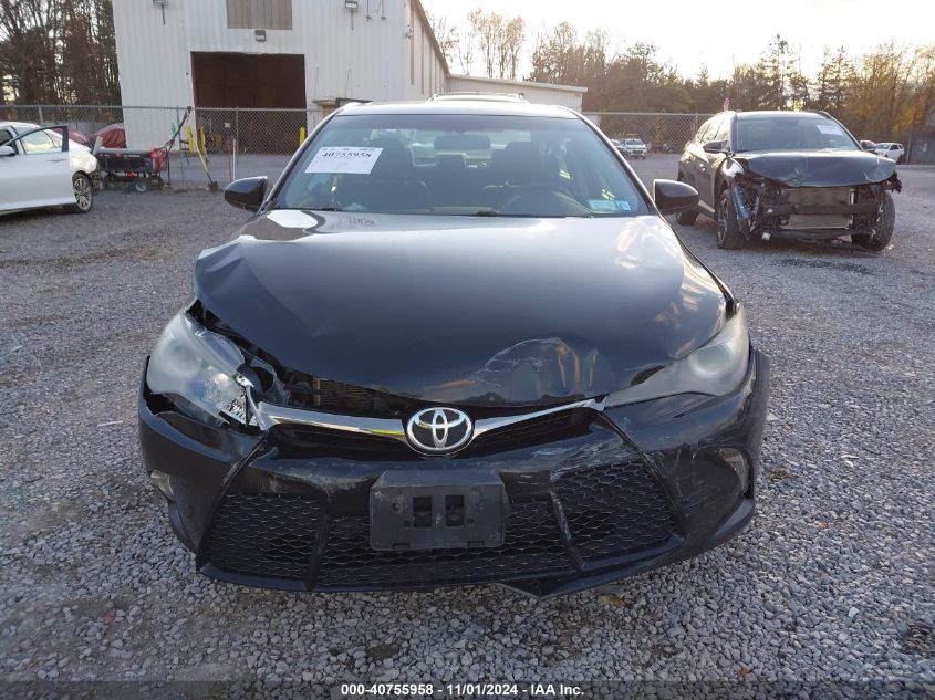 2015 Toyota Camry Se VIN: 4T1BF1FK6FU075918 Lot: 40755958