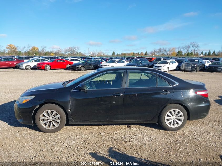 2015 Toyota Camry Le VIN: 4T4BF1FK7FR492731 Lot: 40755974