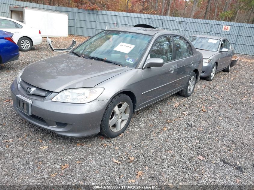 2004 Honda Civic Ex VIN: 2HGES26784H565776 Lot: 40755998