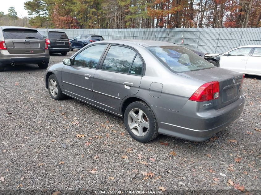 2004 Honda Civic Ex VIN: 2HGES26784H565776 Lot: 40755998