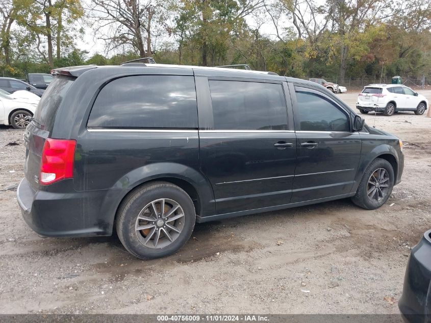 2017 Dodge Grand Caravan Sxt VIN: 2C4RDGCG4HR825196 Lot: 40756009