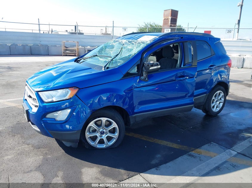 VIN MAJ3P1TE6JC249799 2018 FORD ECOSPORT SE