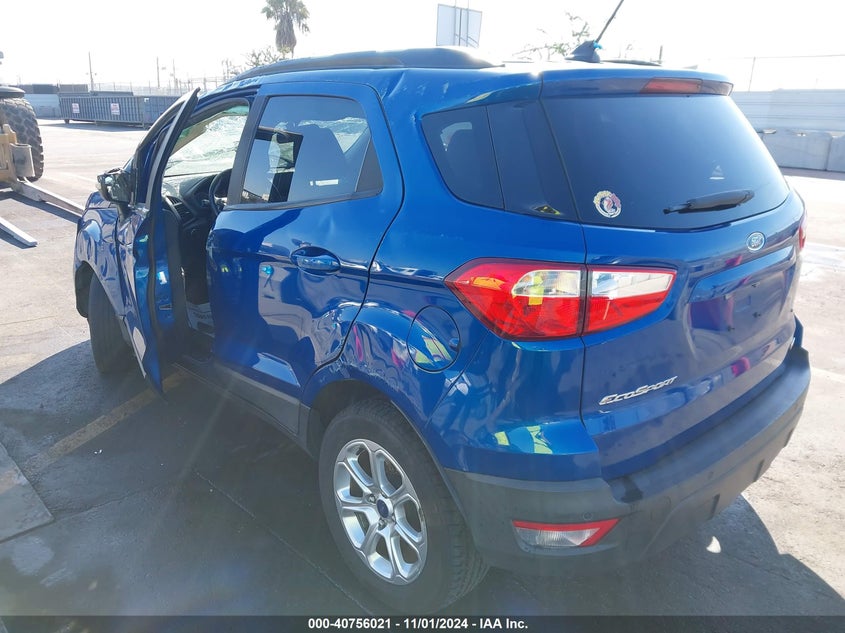 VIN MAJ3P1TE6JC249799 2018 FORD ECOSPORT SE