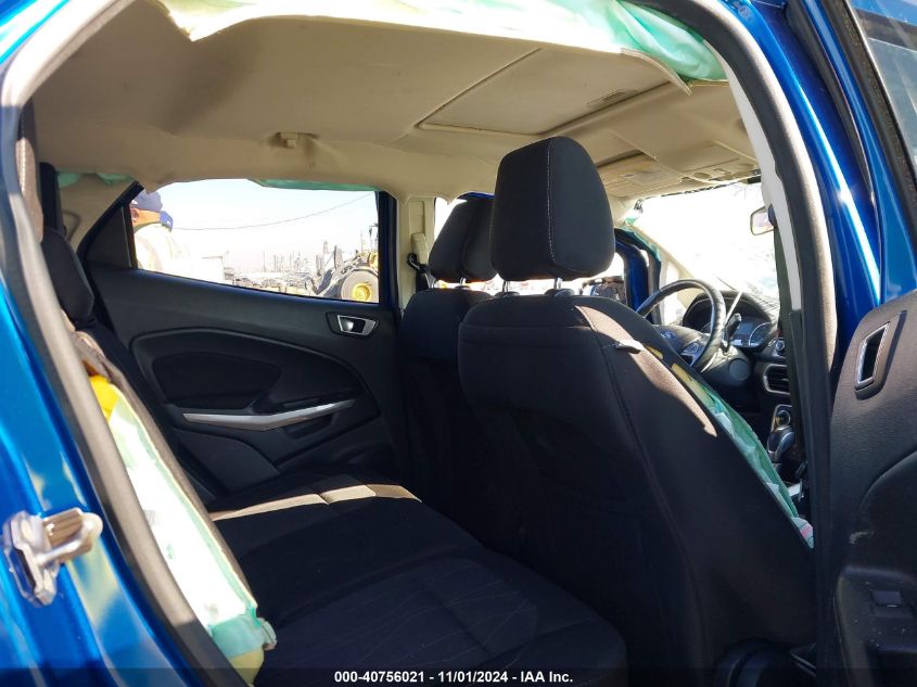 VIN MAJ3P1TE6JC249799 2018 FORD ECOSPORT SE