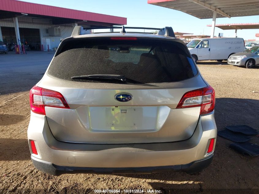 2016 Subaru Outback 2.5I Premium VIN: 4S4BSACC8G3255160 Lot: 40756054