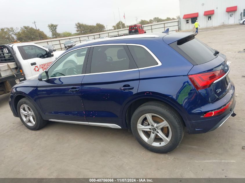 2021 Audi Q5 Premium 45 Tfsi Quattro S Tronic VIN: WA1AAAFY9M2056074 Lot: 40756066