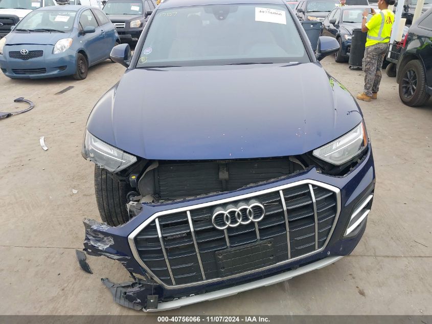 2021 Audi Q5 Premium 45 Tfsi Quattro S Tronic VIN: WA1AAAFY9M2056074 Lot: 40756066