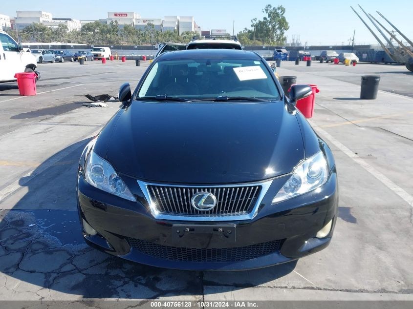 2009 Lexus Is 250 VIN: JTHBK262692086969 Lot: 40756128