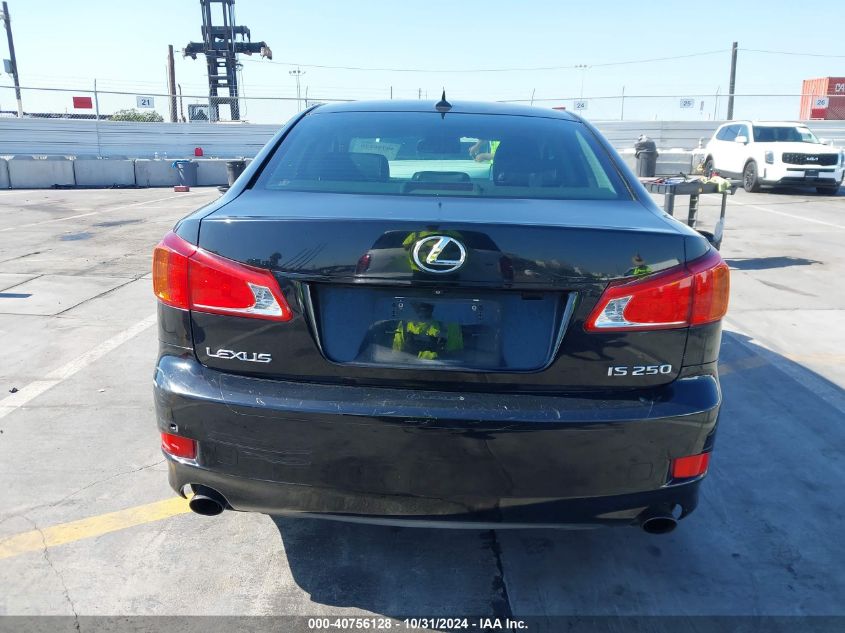 2009 Lexus Is 250 VIN: JTHBK262692086969 Lot: 40756128