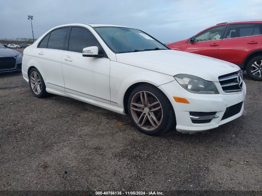 VIN WDDGF4HB3EG204967 2014 Mercedes-Benz C-Class, C... no.1