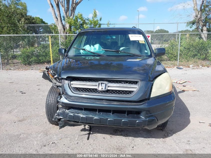 2004 Honda Pilot Ex VIN: 2HKYF18534H530429 Lot: 40756140