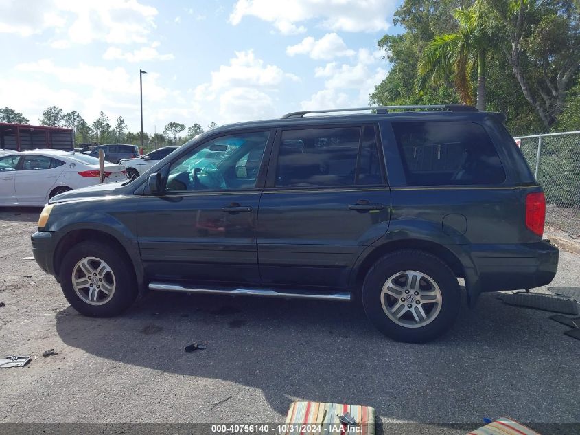 2004 Honda Pilot Ex VIN: 2HKYF18534H530429 Lot: 40756140