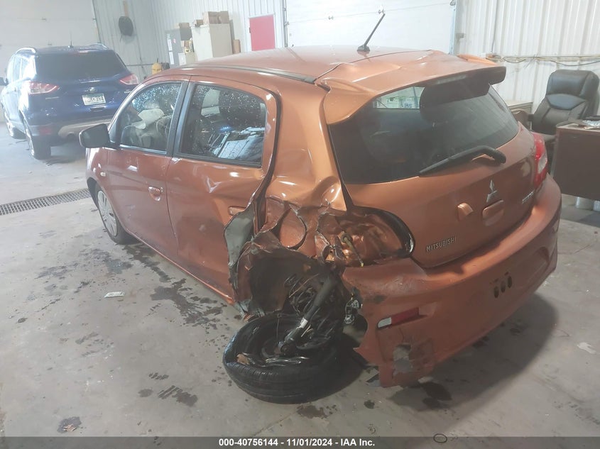 VIN ML32A3HJ2JH004996 2018 MITSUBISHI MIRAGE ES