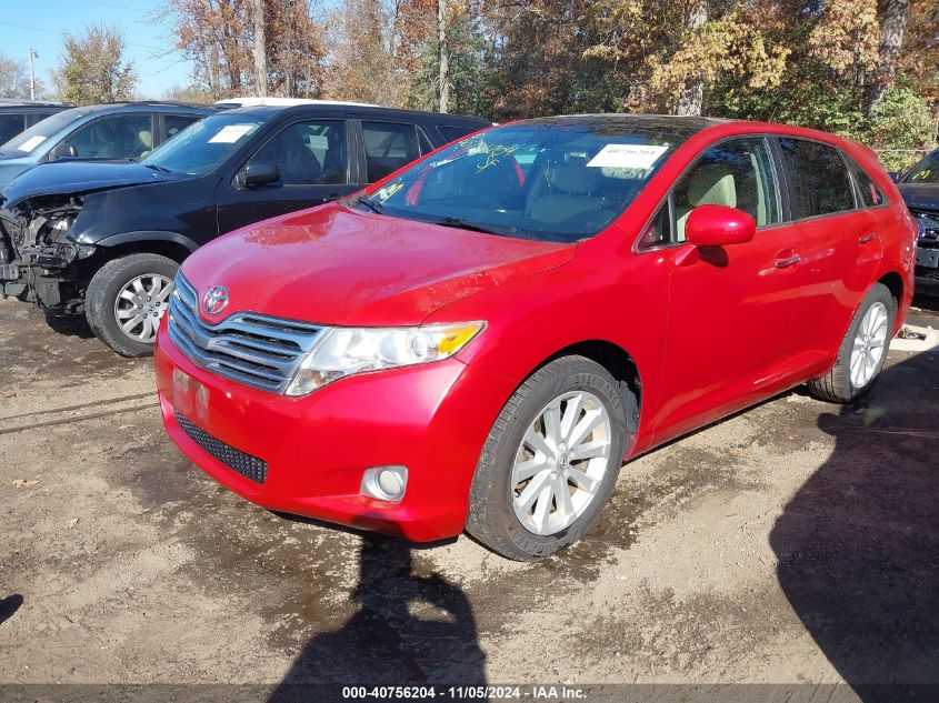 2010 Toyota Venza VIN: 4T3BA3BB4AU016186 Lot: 40756204