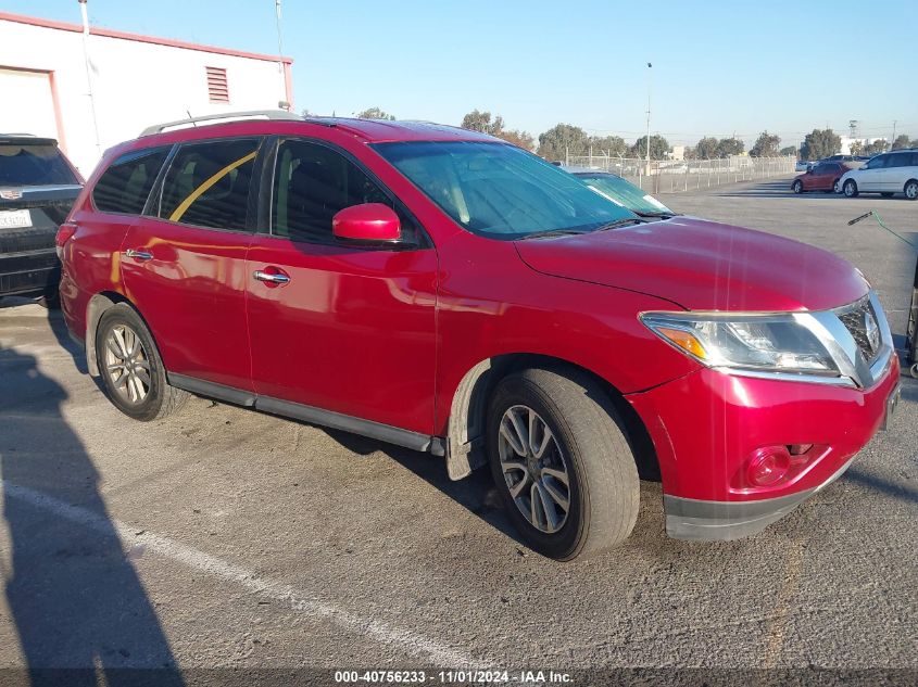 2014 Nissan Pathfinder Sv VIN: 5N1AR2MN7EC698507 Lot: 40756233