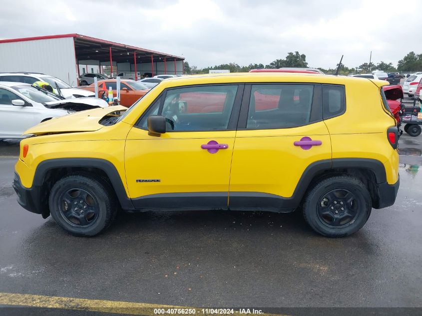 2018 Jeep Renegade Sport Fwd VIN: ZACCJAAB4JPG81503 Lot: 40756250