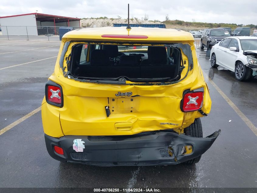 2018 Jeep Renegade Sport Fwd VIN: ZACCJAAB4JPG81503 Lot: 40756250