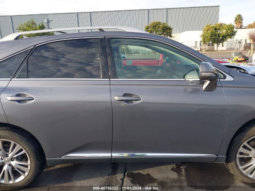 2013 Lexus Rx 350 VIN: 2T2BK1BA9DC218590 Lot: 40756322