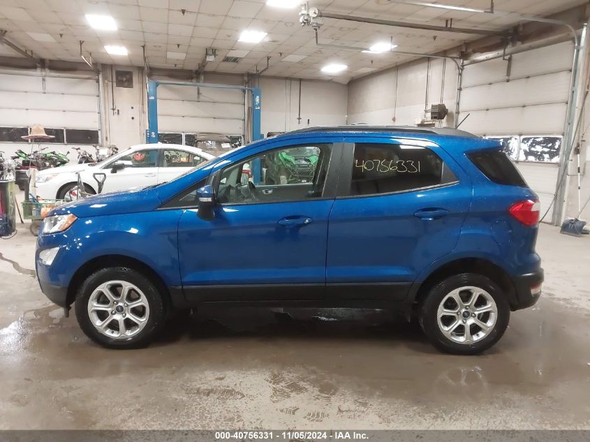 2018 Ford Ecosport Se VIN: MAJ6P1UL3JC248703 Lot: 40756331