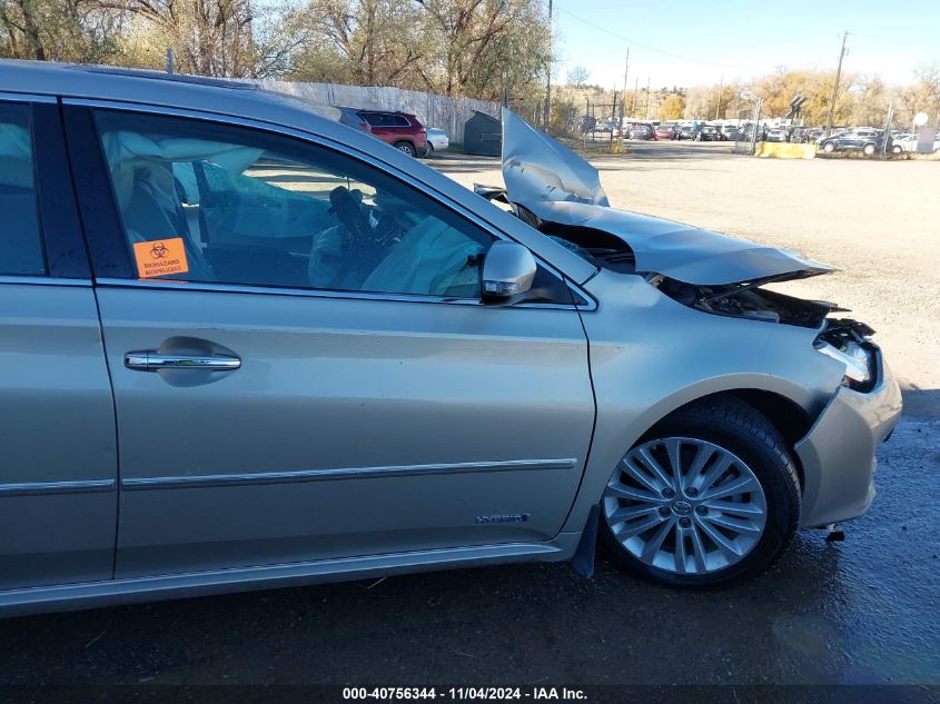 2014 Toyota Avalon Hybrid/Prem/Tour/Ltd VIN: 4T1BD1EB8EU022272 Lot: 40756344