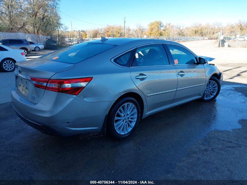 VIN 4T1BD1EB8EU022272 2014 Toyota Avalon, Hybrid Li... no.4