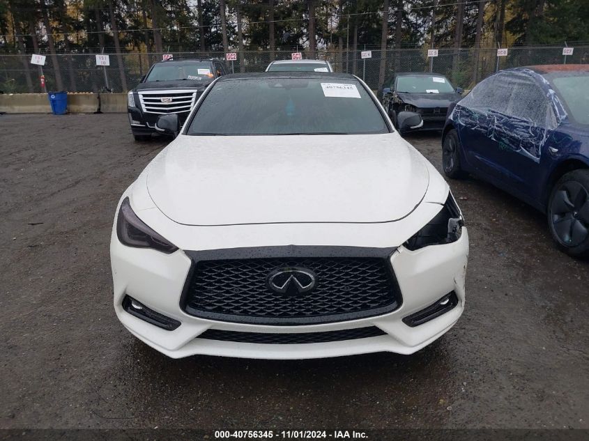 2022 Infiniti Q60 Red Sport 400 Awd VIN: JN1FV7LL3NM681087 Lot: 40756345