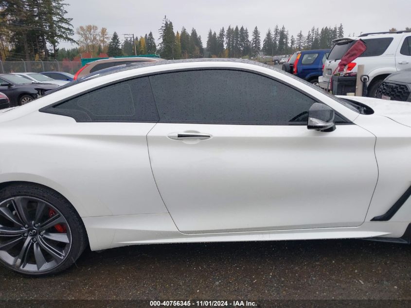 2022 Infiniti Q60 Red Sport 400 Awd VIN: JN1FV7LL3NM681087 Lot: 40756345