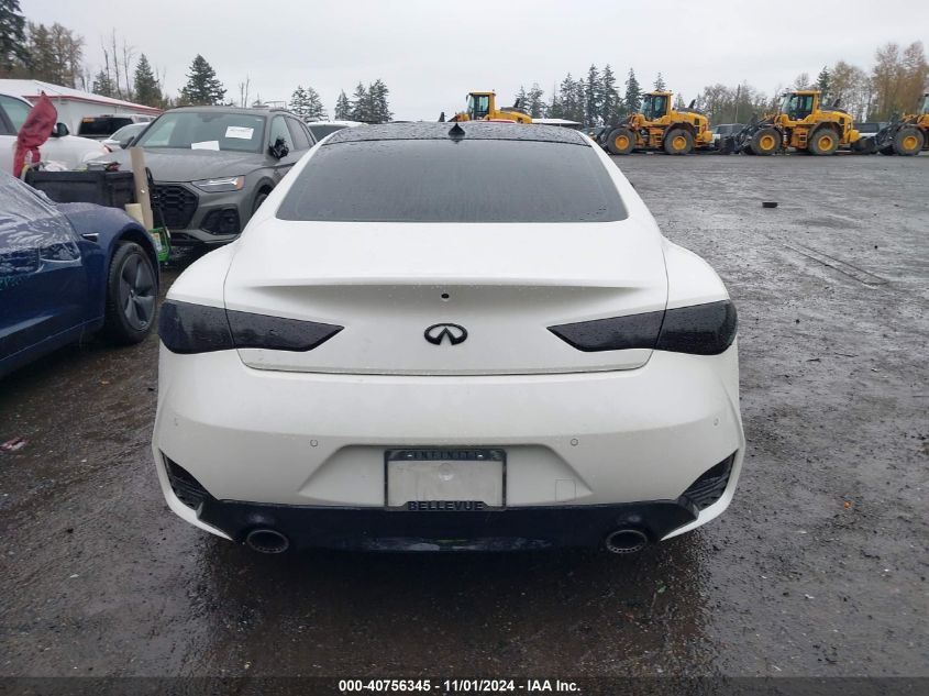 2022 Infiniti Q60 Red Sport 400 Awd VIN: JN1FV7LL3NM681087 Lot: 40756345