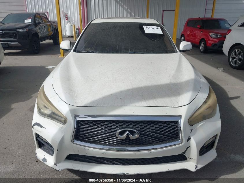 2014 Infiniti Q50 Premium VIN: JN1BV7APXEM683553 Lot: 40756350