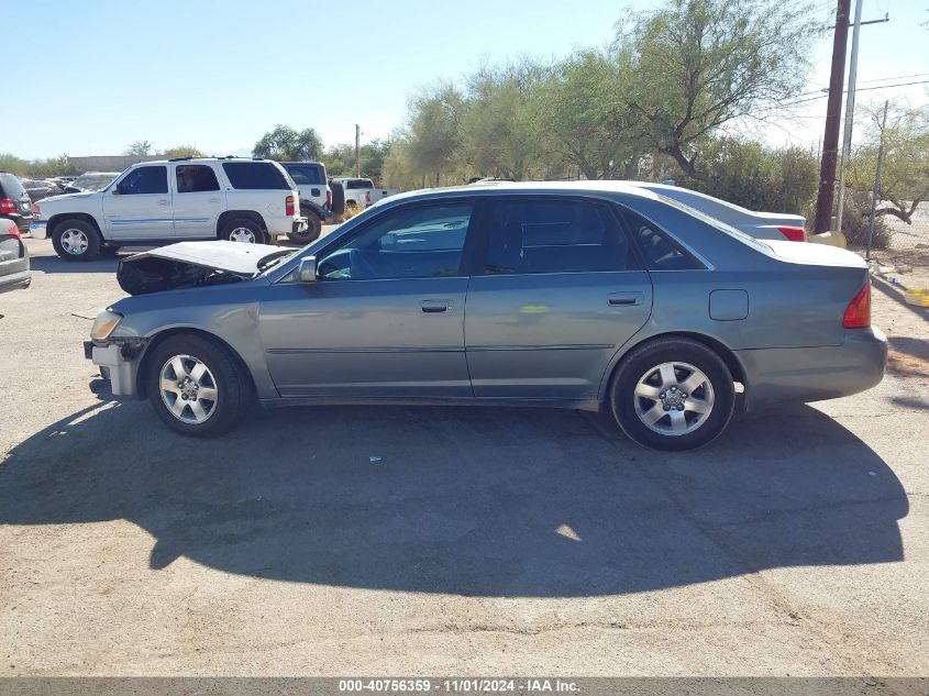 2000 Toyota Avalon Xl VIN: 4T1BF28B5YU038056 Lot: 40756359