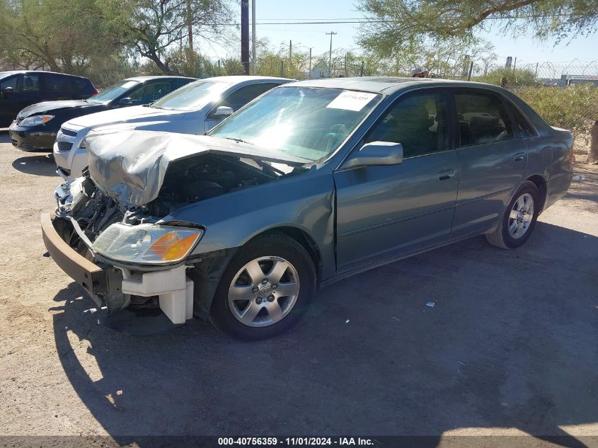 2000 Toyota Avalon Xl VIN: 4T1BF28B5YU038056 Lot: 40756359