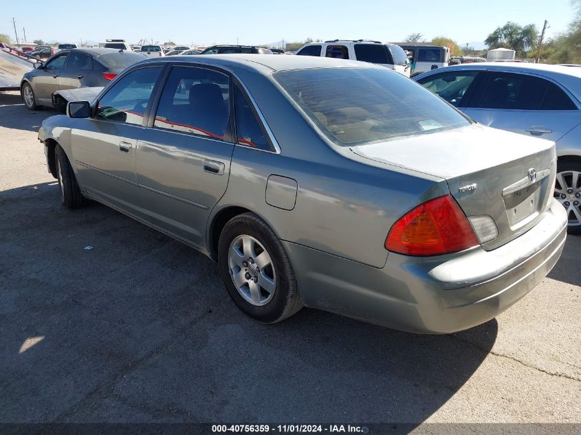 2000 Toyota Avalon Xl VIN: 4T1BF28B5YU038056 Lot: 40756359