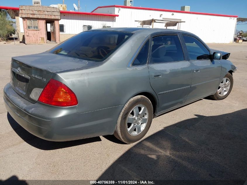 2000 Toyota Avalon Xl VIN: 4T1BF28B5YU038056 Lot: 40756359