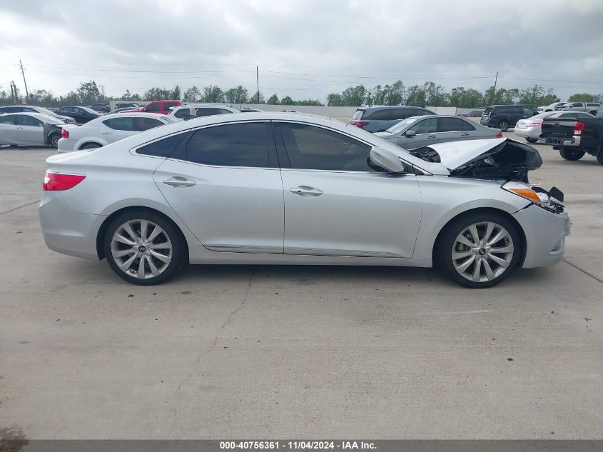 2013 Hyundai Azera VIN: KMHFH4JG8DA205809 Lot: 40756361